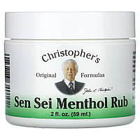 Christopher's Original Formulas, Sen Sei Menthol Rub, 59 мл (2 жидк. унц.)