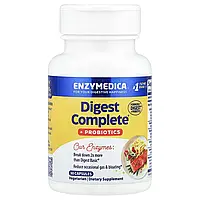 Enzymedica, Digest Complete® + пробіотики, 30 капсул