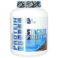 EVLution Nutrition, Stacked Protein, шоколад подвійного насичення, 2268 кг (5 фунтів)