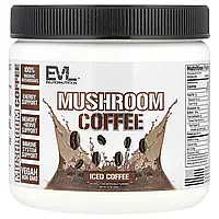 EVLution Nutrition, Mushroom Coffee, холодна кава, 120 г (4,2 унції)
