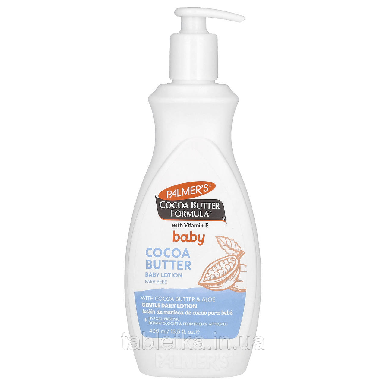 Palmer's, Baby, Cocoa Butter Formula® з вітаміном E, дитячий лосьйон з олією какао, 400 мл (13,5 рідк. унці.)