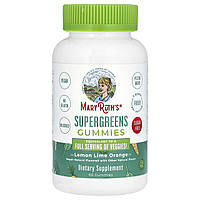 MaryRuth's, жувальні таблетки із суперзеленю, без цукру, лимон, лайм та апельсин, 60 жувальних таблеток