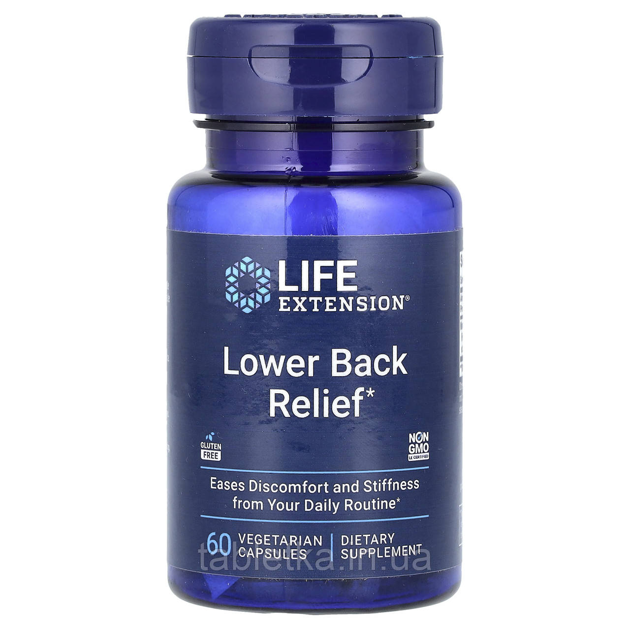 Life Extension, Для полегшення болю в попереку, 60 вегетаріанських капсул