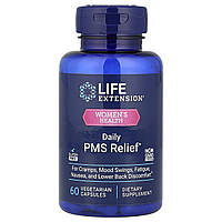 Life Extension, Women's Health, щоденне полегшення у разі ПМС, 60 вегетаріанських капсул