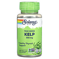 Solaray, True Herbs, водорості, 550 мг, 100 рослинних капсул