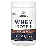Ancient Nutrition, Сироватковий протеїн, молочний шоколад, 646 г (1,42 фунта)