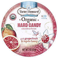 Torie&Howard, Органічні льодяники, рожевий грейпфрут і мед тупель, 57 г (2 унції)