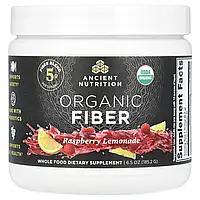 Ancient Nutrition, Органічна клітковина, малиновий лимонад, 185,2 г (6,5 унції)
