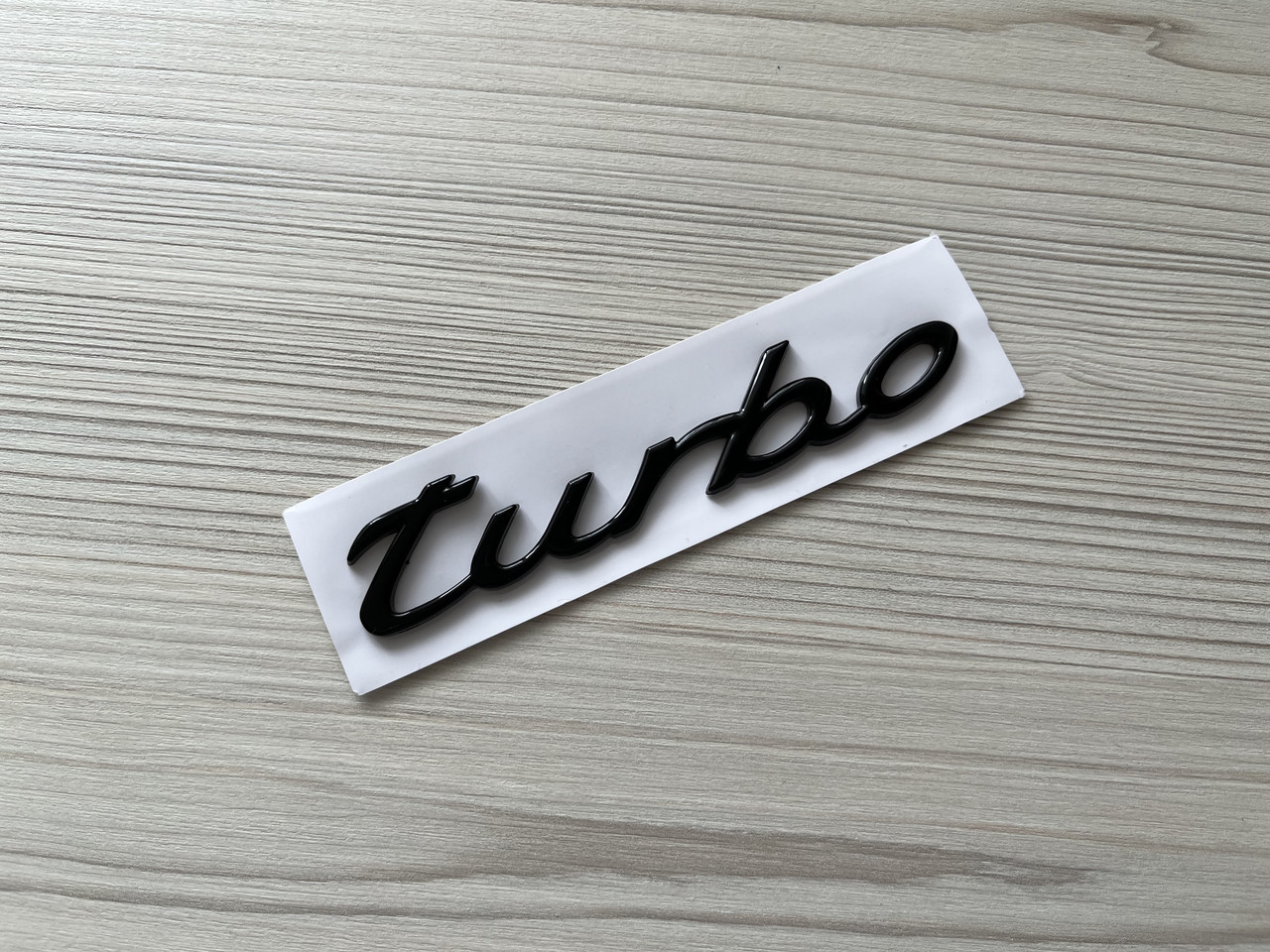Напис turbo чорний для Порше, фото 1
