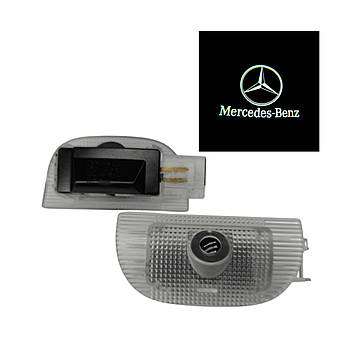 Світлодіодне штатне підсвічування на дверях автомобіля з логотипом Mercedes-Bens SL W230 W220