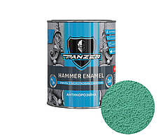 Емаль молоткова Зелена 0.75 л 3 в 1 HAMMER ENAMEL PANZER