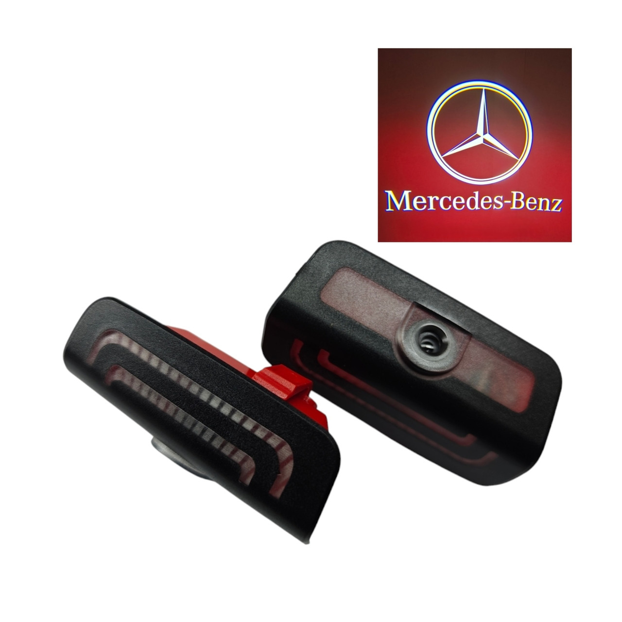 Світлодіодне штатне підсвічування на дверях автомобіля з логотипом Mercedes W206,W223, GLC