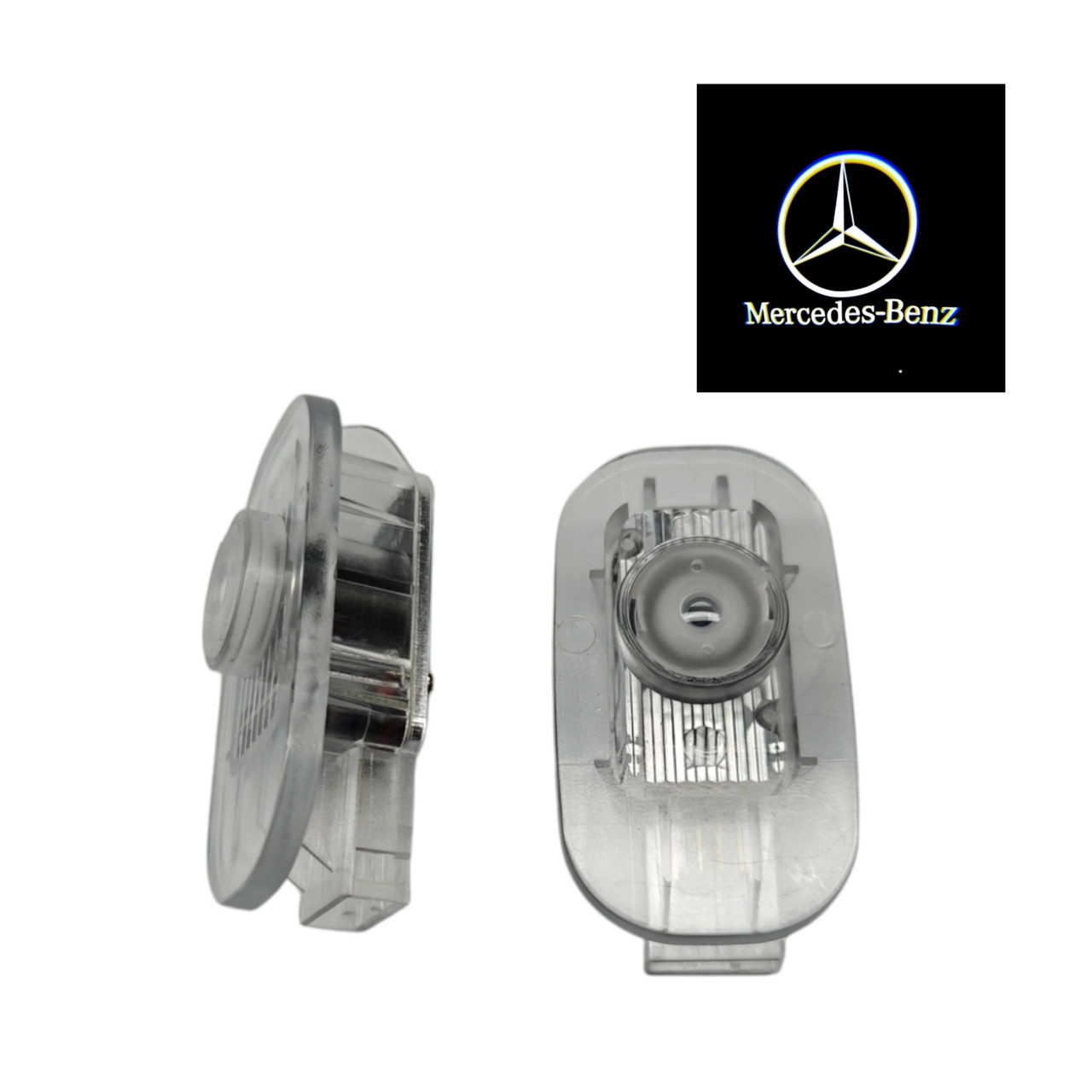 Штатне підсвічування на дверях автомобіля з логотипом Mercedes GLC, V295, R232, CLE, V297