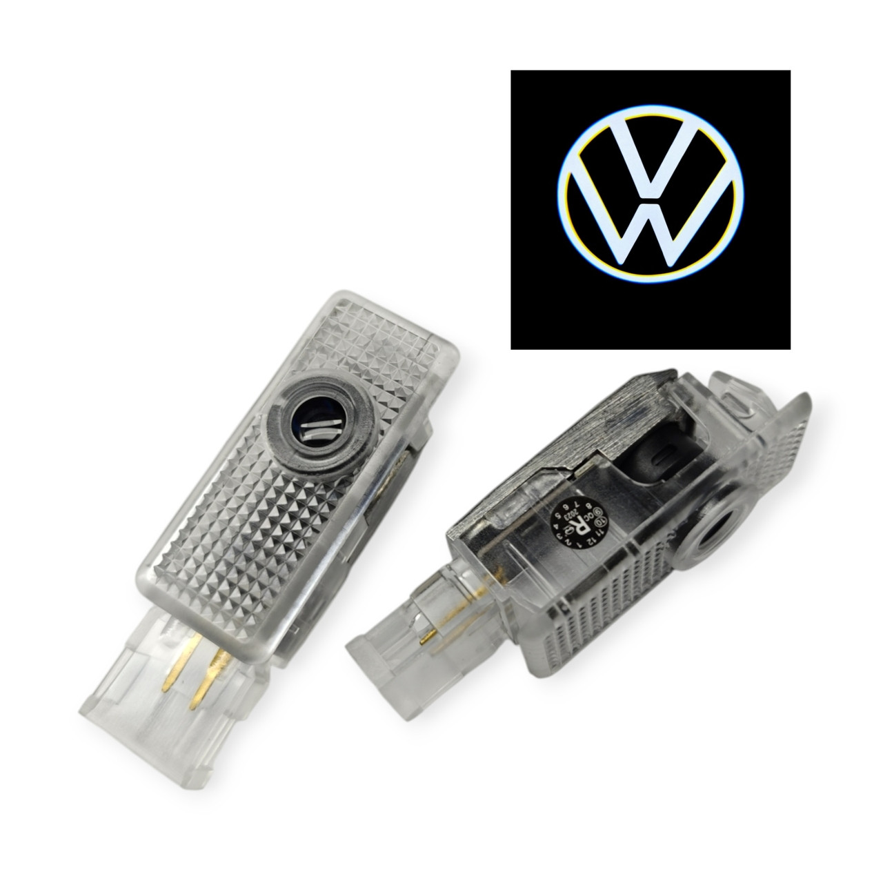 Світлодіодне штатне VIP підсвічування на дверях автомобіля з логотипом Volkswagen Touareg, фото 1