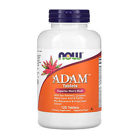 Вітаміни для чоловіків (Adam Tablets) 120 таблеток NOW-03876