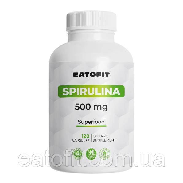 Спіруліна (Spirulina) 500 мг 120 капсул ETF-91708