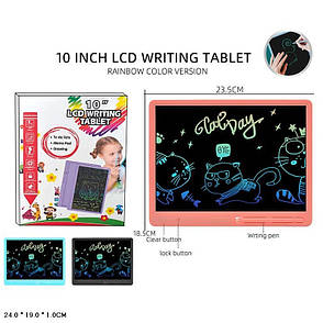 Дитячий графічний планшет для малювання 10 дюймів Writing Tablet електронна рисовалка пластик MIC Блакитний, фото 3