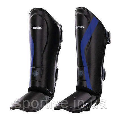 Захист гомілки та стопи CENTURY з ліцензією WAKO | чорний синій | CENTURY 117730-016, фото 1