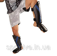 Захист гомілки та стопи CENTURY з ліцензією WAKO | чорний-синій | CENTURY 117730-016, фото 4