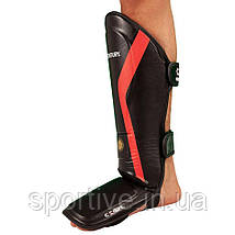 Захист гомілки та стопи CENTURY з ліцензією WAKO | чорний-червоний | CENTURY 117730-019, фото 3