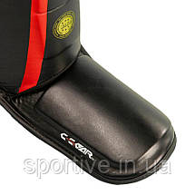 Захист гомілки та стопи CENTURY з ліцензією WAKO | чорний-червоний | CENTURY 117730-019, фото 5