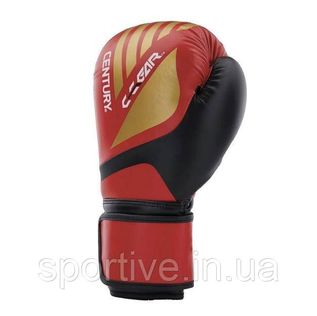 Рукавиці для кікбоксингу CENTURY C-Gear Integrity з ліцензією WAKO | червоно-золотою | CENTURY 115541-903