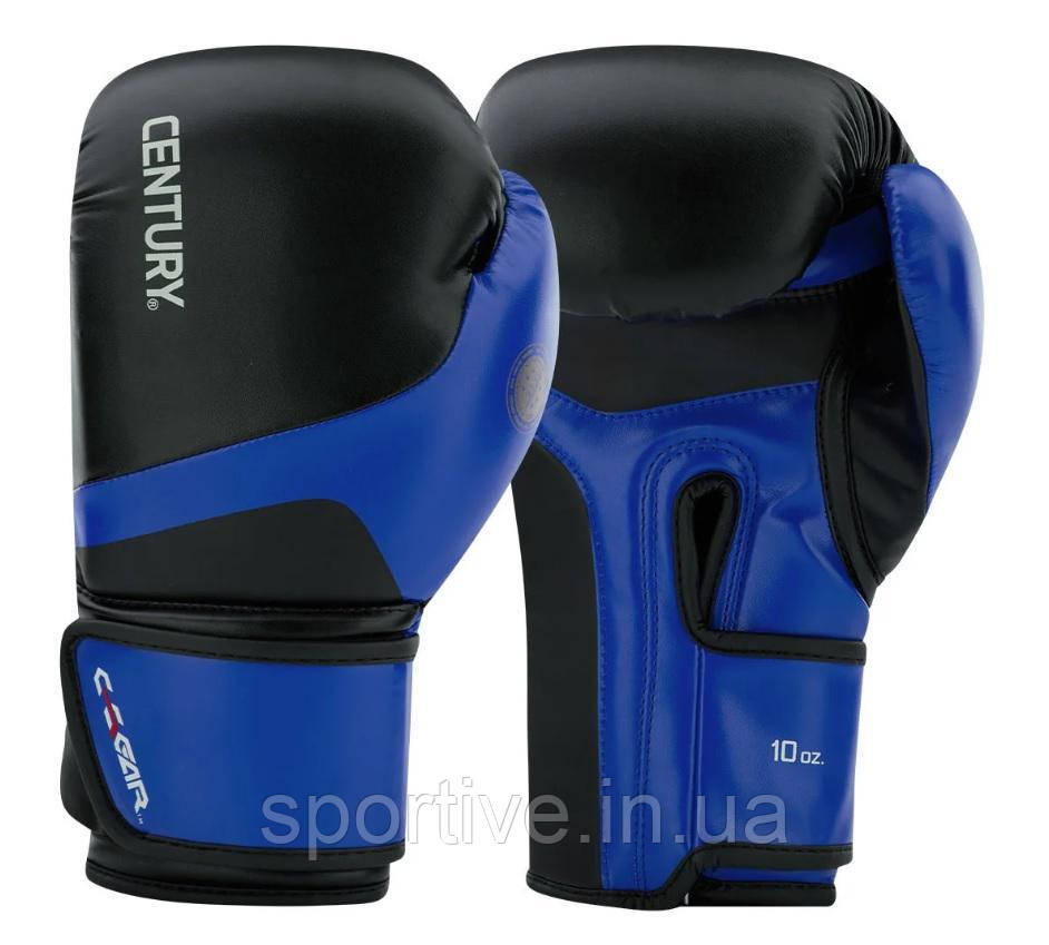 Рукавиці для кікбоксингу CENTURY C-GEAR з ліцензією WAKO | чорно-синій | CENTURY 115540-016