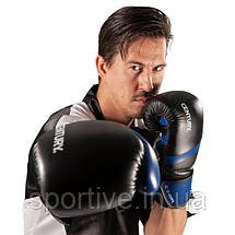 Рукавиці для кікбоксингу CENTURY C-GEAR з ліцензією WAKO | чорно-синій | CENTURY 115540-016, фото 4