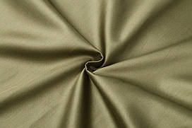 Сатин 240 см Оливковий 100% бавовна преміум