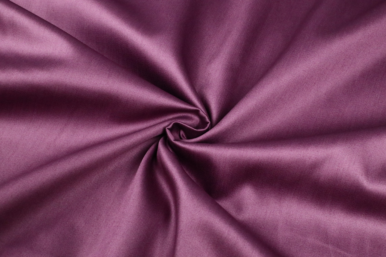 Сатин 240 см Сливовий 100% бавовна преміум