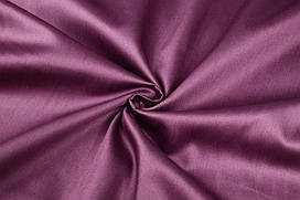 Сатин 240 см Сливовий 100% бавовна преміум
