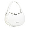 Сумка жіноча біла шкіряна Polina, фото 2