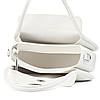Сумка жіноча біла шкіряна Polina, фото 5