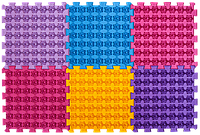 Акупунктурний масажний килимок Лотос 6 елементів