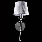 Бра з абажуром на 1 лампу Е14 колір каркасу хром PM-P13-RM8117/1W/CH, фото 2
