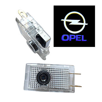 Штатне VIP підсвічування на дверях автомобіля з логотипом Opel Insignia 2009 - 2013