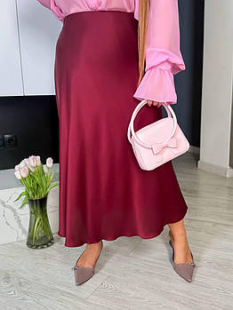 ССпідниця жіноча з шовку у кольорах рр.48-50, 52-54, 56-58