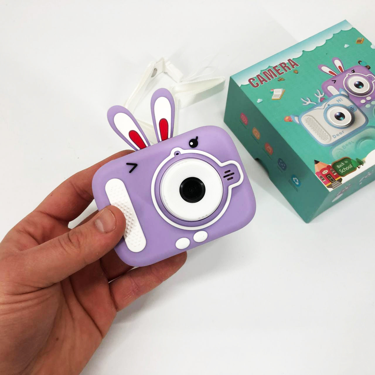 Дитячий цифровий фотоапарат X900 Rabbit KT-599 Колір: фіолетовий