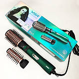 Щітка для волосся що обертається, Фен щітка для об'єму волосся Фен будь-яких типів GX-86, фото 4