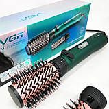 Щітка для волосся що обертається, Фен щітка для об'єму волосся Фен будь-яких типів GX-86, фото 5