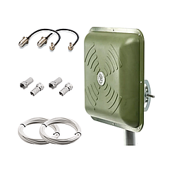 Антенний 4G MIMO комплект 3G/4G LTE антена Energy MIMO 2x15 dBi + кабель + перехідники