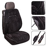 Накидка на сидіння авто з обігрівом "Велюр", фото 2