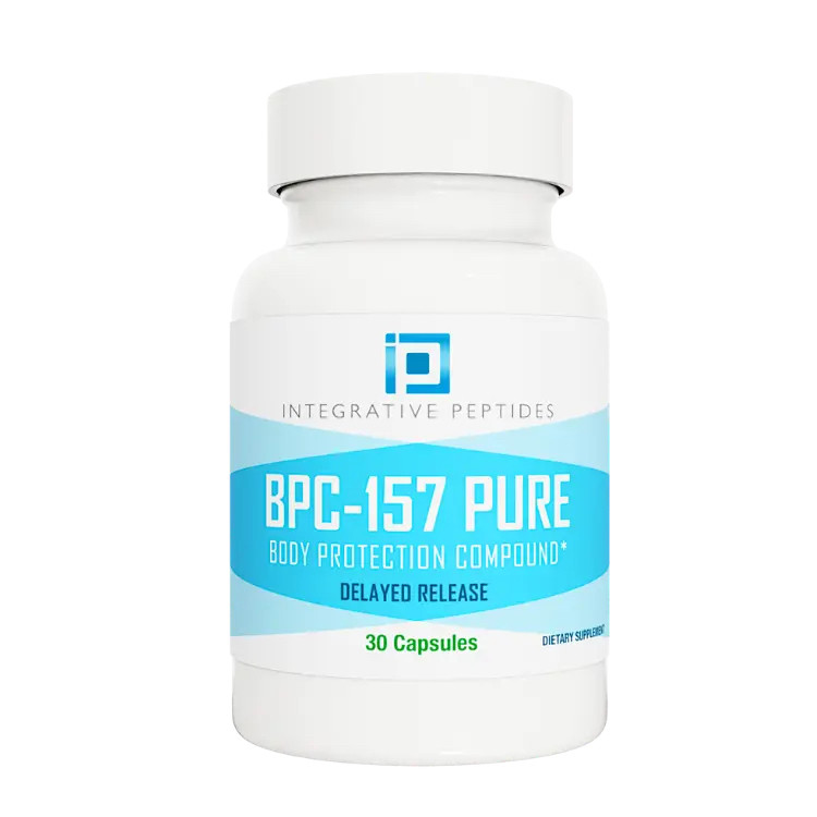 Integrative Peptides BPC-157 Delayed Release / Пептиди БПС 157 уповільненого вивільнення 500 мкг 30 капс., фото 1