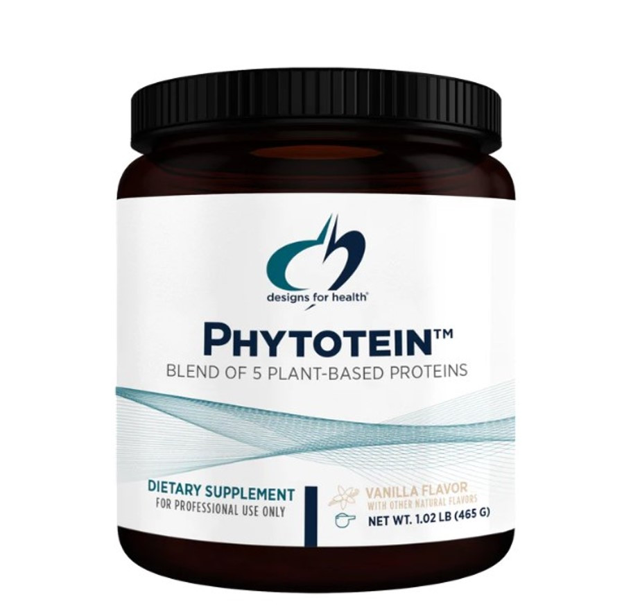 Designs for Health Phytotein Vanilla / Рослинний білок органік 5 видів смак ванілі 465 г