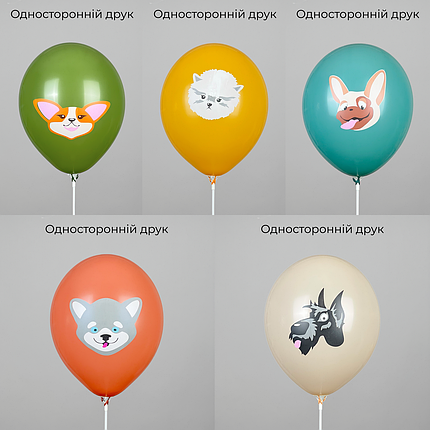 Принт 209 SHOW-ШОУ 12" Собачки - асорті, фото 3