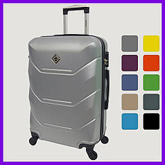 Валіза дорожня з висувною ручкою на коліщатках Bonro 2019 середня Об'єм 58 л ABS-пластик із кодовим замком