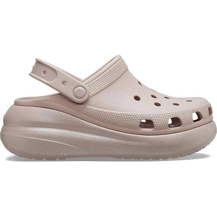 Crocs Classic Crush Clog Shimmer Pink — Жіночі Сабо Крокс Класік Краш Шиммер Рожеві Платформа — Оригінал, фото 1