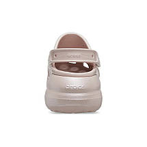 Crocs Classic Crush Clog Shimmer Pink — Жіночі Сабо Крокс Класік Краш Шиммер Рожеві Платформа — Оригінал, фото 4