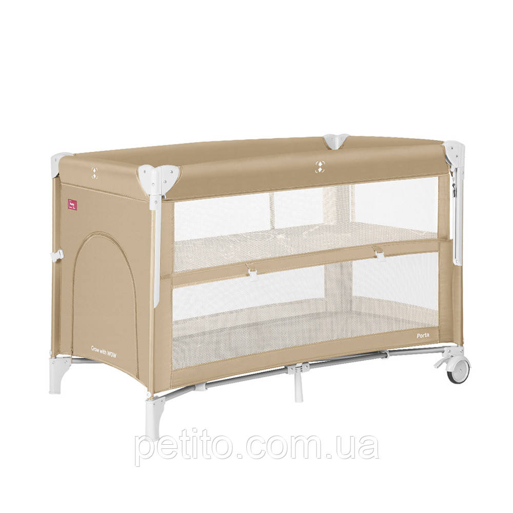 Манеж CARRELLO Porta CRL-18103 Sand Beige з другим дном /1/MOQ, фото 1