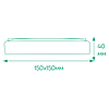 Світлодіодний світильник Ardero AL802 ARD 18W LED 1530Lm 5000К IP40 150x150x40мм накладний квадратний хром білий, фото 4